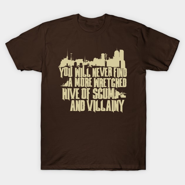 Scum and Villainy T-Shirt by MindsparkCreative